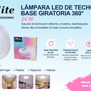 Lámpara LED 24W de Techo Con Base Giratoria - Img 57352444