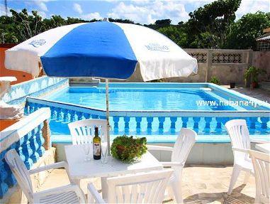 📢📢Renta de casa con piscina en la playa de Guanabo,(6 habitaciones climatizadas) RESERVA XWHATSP 52463651 📢📢 - Img 60938556