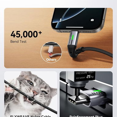 🔌 CABLE USB-C INIU 240W CARGA RÁPIDA TRENZADO PARA IPHONE, SAMSUNG, MACBOOK Y MÁS ENVÍO + GARANTÍA - Img 122299227