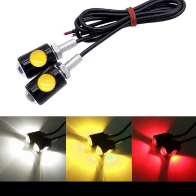 Tornillos para la chapa de su carro o moto con luz led ojo de angel espectaculares cero multas por luz de chapa. - Img 80720931