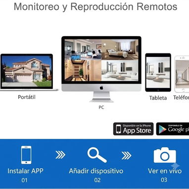 Sistema de seguridad FIRSTREND 1080P – 4 cámaras de vigilancia 🔒🌐 $366 - 4/5