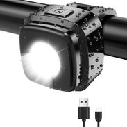Luz de bicicleta,scooter,moto, faro delantero de bicicleta recargable por USB, IPX5,impermeable, luz de scooter, accesor - Img 54121111
