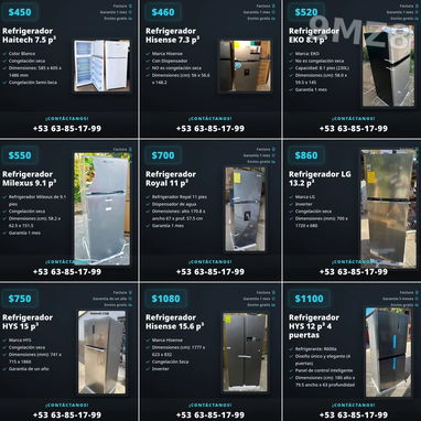 Refrigeradores neveras lavadores y splits nuevos - 3/4