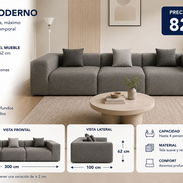 Muebles de sala, importados, al vacío, modernos - Img 55587300