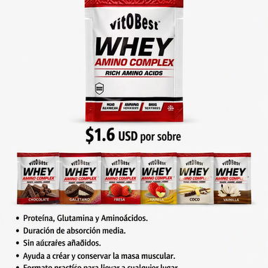Whey Amino Complex marca Vitobest - Img 126452519