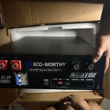⚡ Eco‑Worthy Cubix 100⚡ la mejor bateria 48v/100Ah (5KW/H) - 3/4
