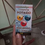 Citrato de potasio , Magnesio y Zinc ( 100 tabletas ) - Img 54467389