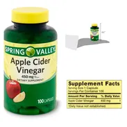 Cápsulas de vinagre de sidra de manzana 100 tabletas pomo sellado - Img 49460055