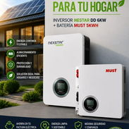Inversor 6 kw Nexstar Bateria 5 kwh Must - Img 56273384