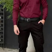 Camisa rojo burdeos o rojo vino - Img 53092549