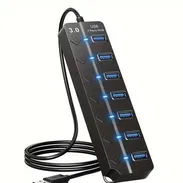 Hub USB 3.0 – 7 Puertos con Interruptores | videojuegoshabana.com - Img 55634563