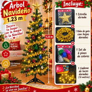 Arbol navideño 1.23m - Img 58437594