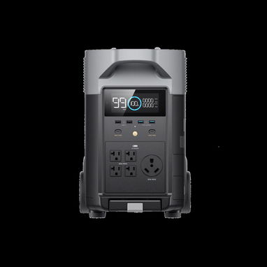 EcoFlow Delta Pro. Estación de energía portátil de 3600Wh. 15 tomas de corriente AC. Carga Rápida de 2.7 horas - 3/4