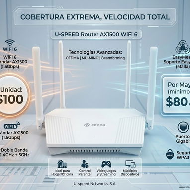 Router #WiFi6 redes - 5/5