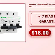 BREAKER TERMOMAGNÉTICO TRIPOLAR 100A SPC - Img 58259709