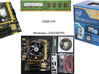 Se vende Kit de PC de 4ta con Core I3 y 4GB de RAM DDR3 - Img main-image-45429119