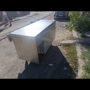 Carrito de acero niquel original en perfecto estado - 4/6