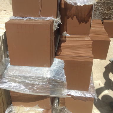 Losas antirresbalantes color terracota - Img 124437027