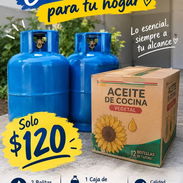 Balas de gas y cajas de aceites para su hogar te hacemos domicilio hasta tu casa no tardes en escribir somos tú mejor of - Img 58296808