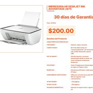 Estructura eficiente tiene esta Impresora HP DeskJet 2875 estable de bajo consumo VPT#-0148 - Img 55666060