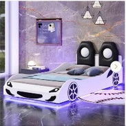 CAMA PERSONAL PARA NIÑO CON FORMA DE CARRO( VIENE CON SU COLCHON ORIGINAL. TODO NUEVO ORIGINAL IMPORTADO - Img 55201840