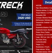 MOTO TRAPPER 150 CC - ¡OFERTA D EPREVENTA, RESERVAS GRATIS, ENTREGA 20 DIAS DESPUES DE LA LEY DE IMPORTACION! 🏍️🔥 - Img 47530975