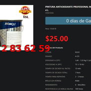 Pintura Profesional Macy Rojo 4 Litros Secado al Aire Pro VPT-0293 - Img 54486759