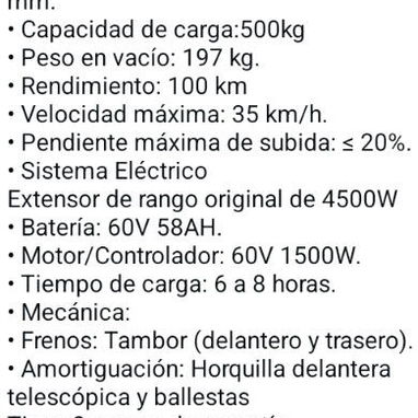 Triciclo Eléctrico JEPEM - Img 123226532