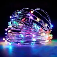 Luces LED de hadas multicolor de 10 m alimentada por USB - Img 57375194