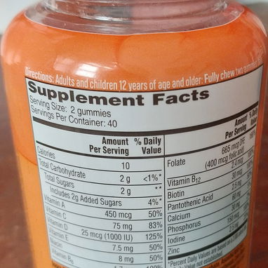 Multivitaminas y minerales de gomita para mujeres. Traen 80 gomitas - Img 125233617