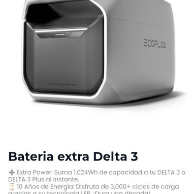 Batería, Planta, Inversor y EcoFlows - Img 126388420
