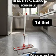 FREGONA PLANA PLEGABLE CON MANGO EXTENSIBLE, Entrega por un mínimo costo adicional para toda La Habana - Img 54871247