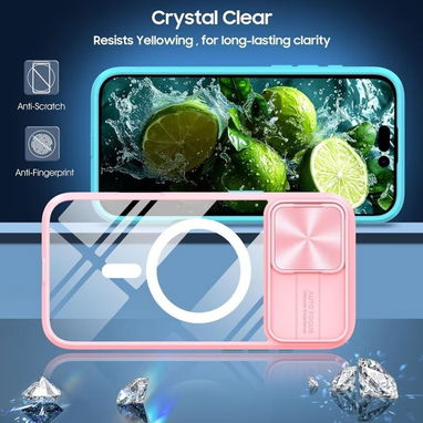 ☎️53544655 🛵 Entrega Disponible ⭐Funda Magnética para iPhone 17 con Cubierta Deslizable para Cámara ⭐ - Img 123715301