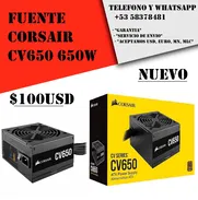 Fuente Corsair CV650 650W "Nuevo Sellado" - Img 49836732