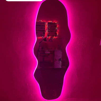 En nuestro negocio creamos espejos aéreos con luces LED neón totalmente personalizados, - Img 122607840