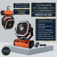 F6 VENTILADOR RECARGABLE DISPONIBLE - Img 55936741