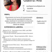 Busco empleo como mesera. - Img 54982179
