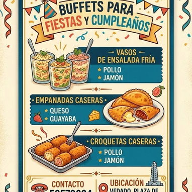 Empanadas , croquetas y ensalada fria - 2/2