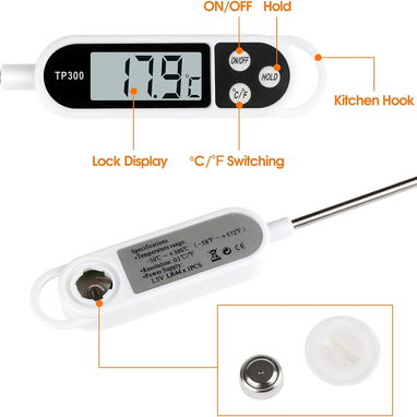 🌡️​ TERMOMETRO DIGITAL DE COCINA 🌡️​ PARA CARNES - LIQUIDOS - POSTRES 🌡️​ 50 - 300º 🌡️​ 5.887.23.60 - Img 120700423