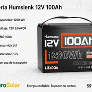 Batería Humsienk 12V 100Ah LiFePO4 - Img 57381105