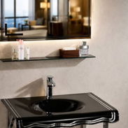 Muebles con espejo , Lavamano Roca sobre e empotrar Lavamano Victoria de pedestal - Img 56880379