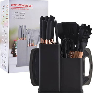Set de utensilios de silicona para cocina de 19 piezas (uh) - Img 111942156