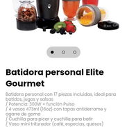 Batidora personal Elite Gourmet. Batidora personal con 17 piezas incluidas - Img 56758748
