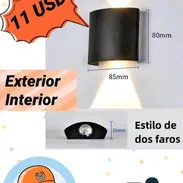 Apliques semi cilindro 2 LED - Img 51611436