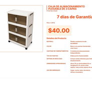 Estante Modular Plegable: 3 Niveles Blancos con Puertas Color Humo Real VPT#-0412 - Img 55461659
