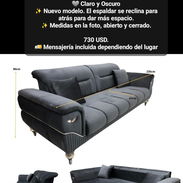 Sofá cama, Mueble. Tenemos otros modelos y colores - Img 57754755