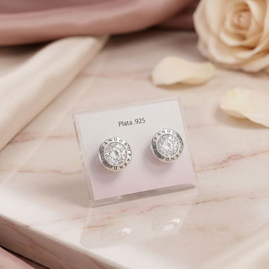 Aretes Pandora de plata s'925 - Img 123216832