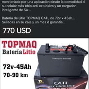 VENDO BATERIA DE LITIO TOPMAQ - Img 45584433