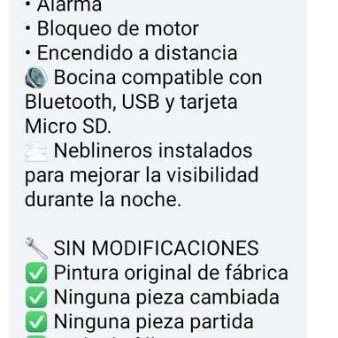Se vende Por solo 2000 usd . Tiene chapa y sus papeles en orden. Contactar al pv o al 53311633 - 6/7