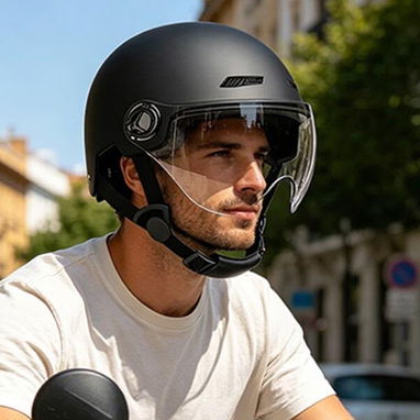 Casco Abierto con Visor - 5/9